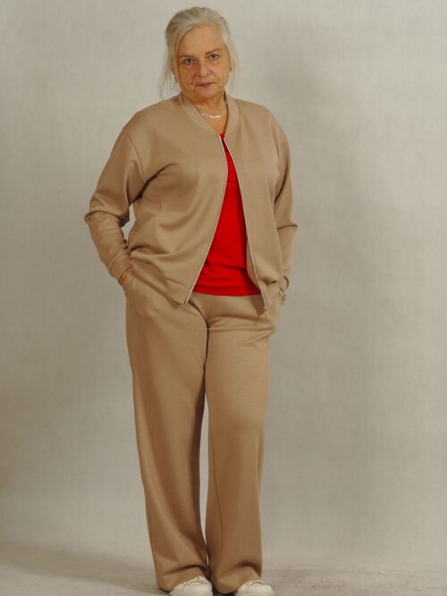 Dres w kolorze beżowym /868/