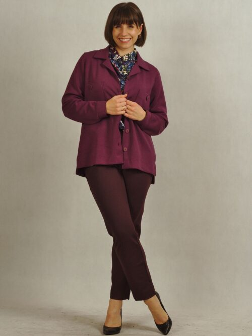 Marynarka sportowa śliwkowa /874/