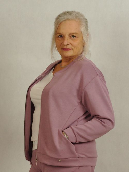 Bluza wrzosowa rozpinana /868/